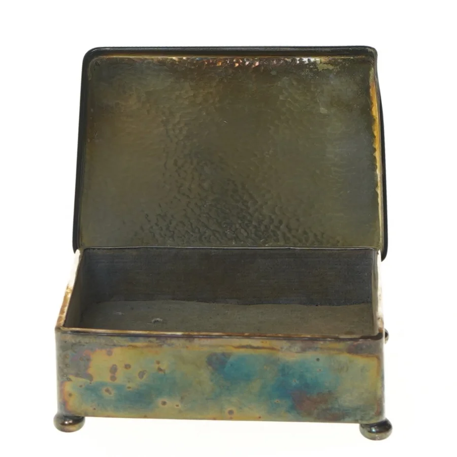 Sølv æske (str. 9x11 cm)