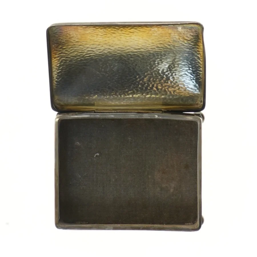 Sølv æske (str. 9x11 cm)