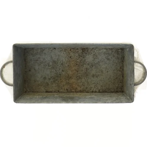 Galvaniseret metalbakke, 3 styk (str. 26x13, 3 styk cm)