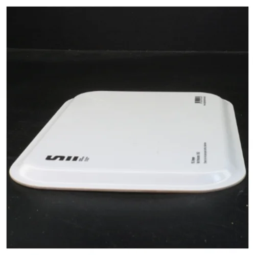 Dekorativ bakke med frokostmotiv (str. 27x20 cm) fra Skagens museum