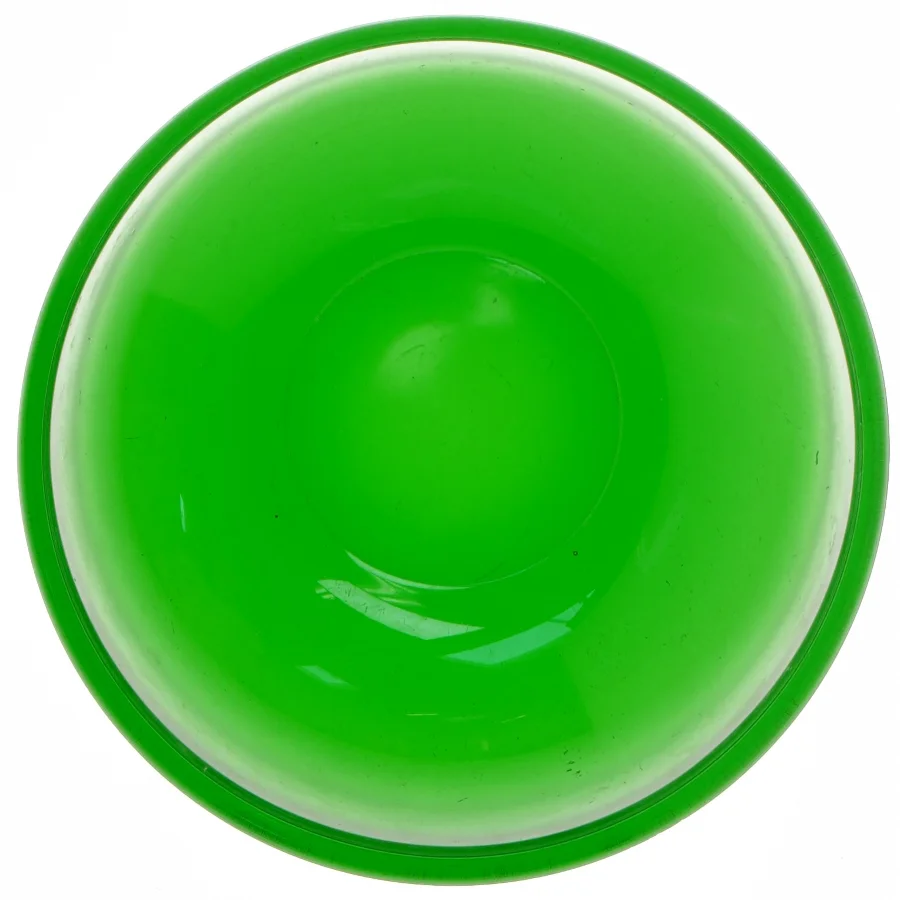 Grøn glasskål (str. Ø 20 cm)