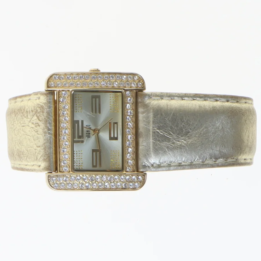 Dameur med læderrem (str. 30x35 mm)