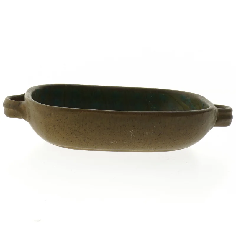 Rektangulært keramisk fad fra Dybdahl (str. 18x14,5 cm)