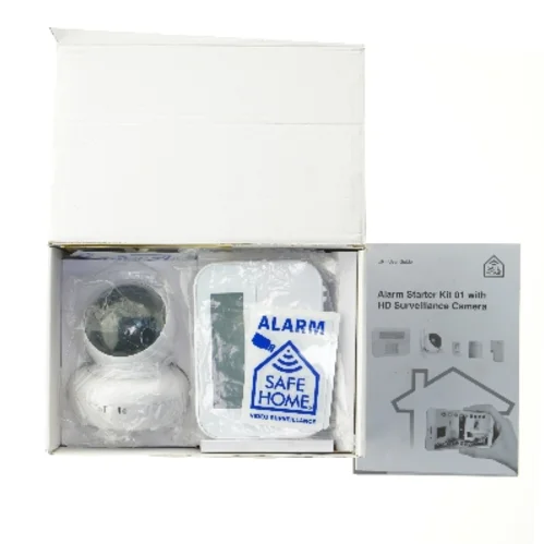 Alarm Starter Kit med overvågningskamera fra Safe Home