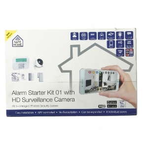 Alarm Starter Kit med overvågningskamera fra Safe Home