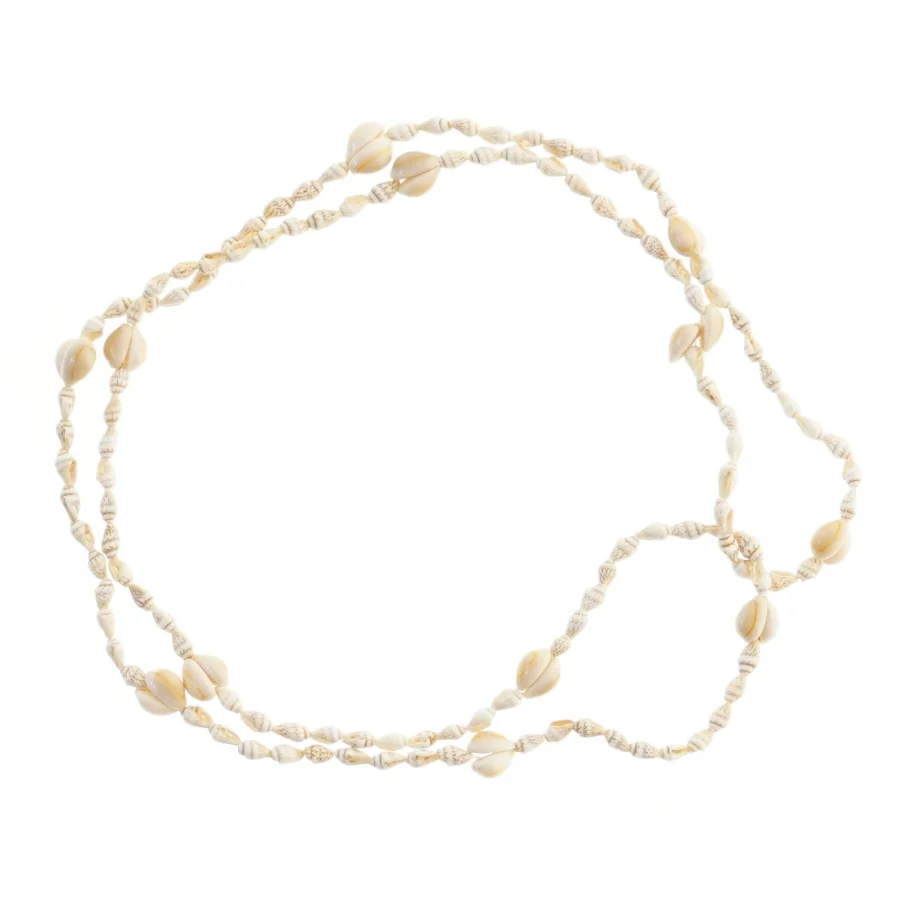 Lang halskæde med perler (str. 148 cm)