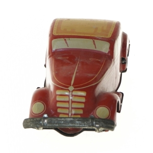 Vintage legetøjsbil i metal (str. 23x8,5 cm)