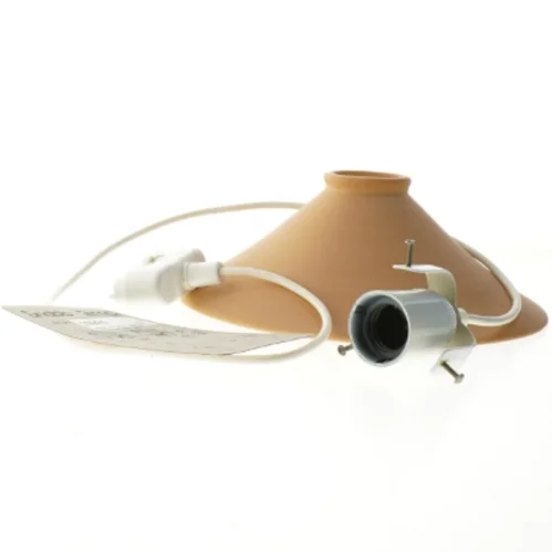 Keramisk pendellampe fra Skomager (str. Ø 25,5 cm)