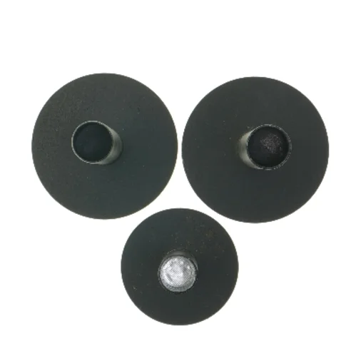 Sæt af 3 sorte lysestager fra Lübech Living (str. 23,5x18,5x9,5 cm)