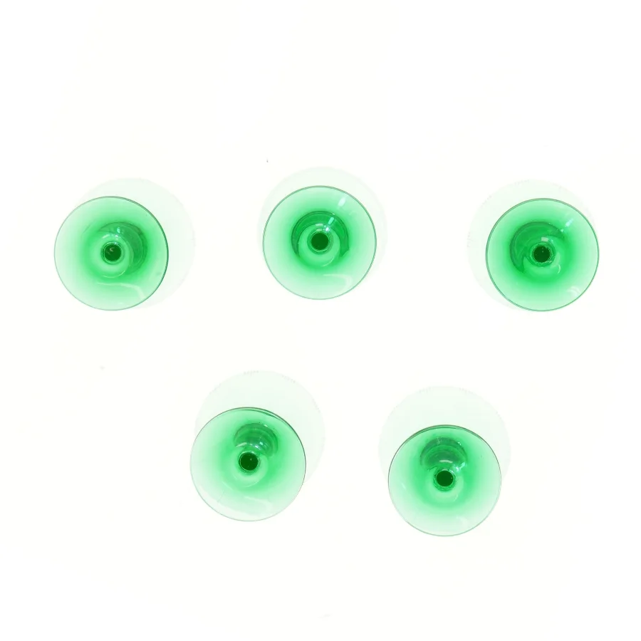 vintage Holmegaard Vibeholm, 5 stk (str. 5 stk Ø 7,5 cm længde 12 cm)