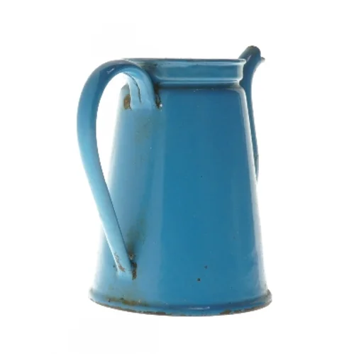 Blå kaffekande, madam blå emalje (str. Ø 8x16 cm)
