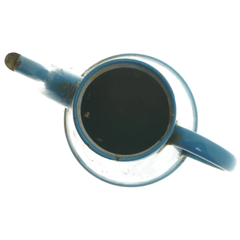 Blå kaffekande, madam blå emalje (str. Ø 8x16 cm)