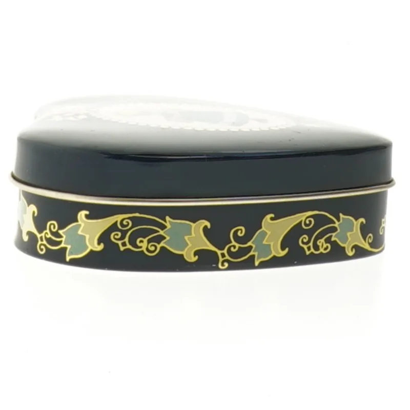 Hjerteformet metalæske fra Irma (str. 9,5x9,5 cm)