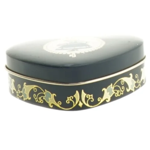 Hjerteformet metalæske fra Irma (str. 9,5x9,5 cm)