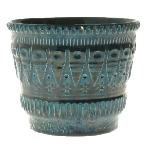 Keramisk vase wg (str. Ø 14,5 cm længde 12 cm)