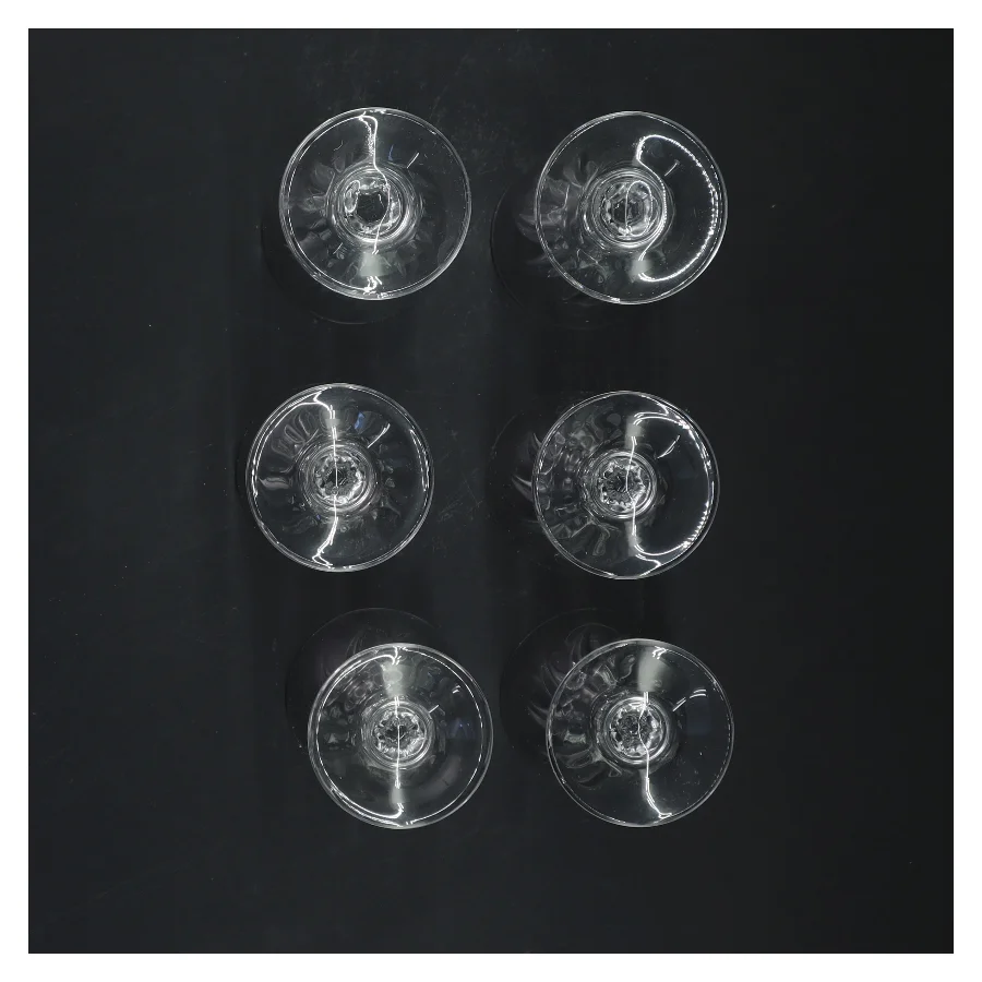 Sæt med 6 vandglas (str. 6 styk, 11,5x5 cm)