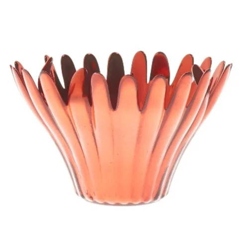 Lysestage i glas fra Krifon (str. 14 cm)