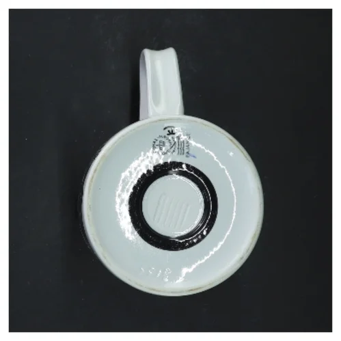 Keramikkrus med abstrakt mønster fra Royal Copenhagen (str. 11,5x10 cm)