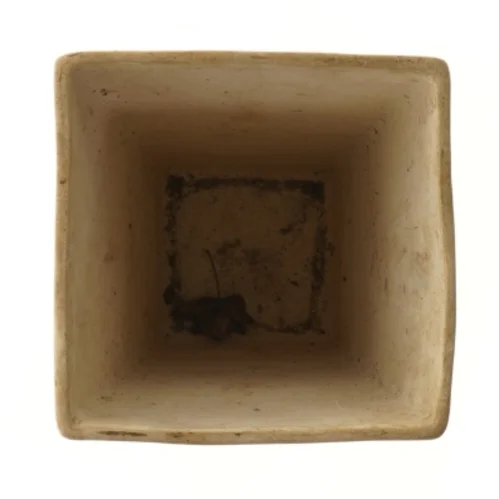 Høj firkantet vase (str. 28 cm)