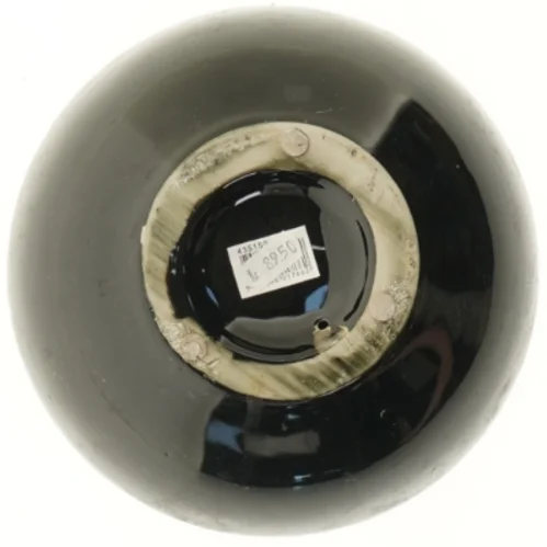 Sort dekoration skål (str. Ø 19x7 cm)