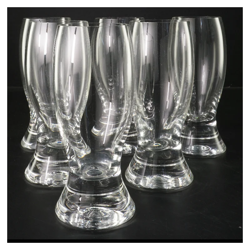 Sæt af 6 glas fra Eb (str. 6 stk Ø 6,5 cm længde 18 cm)