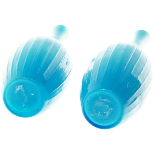 Sæt af blå vaser (str. 36 cm)