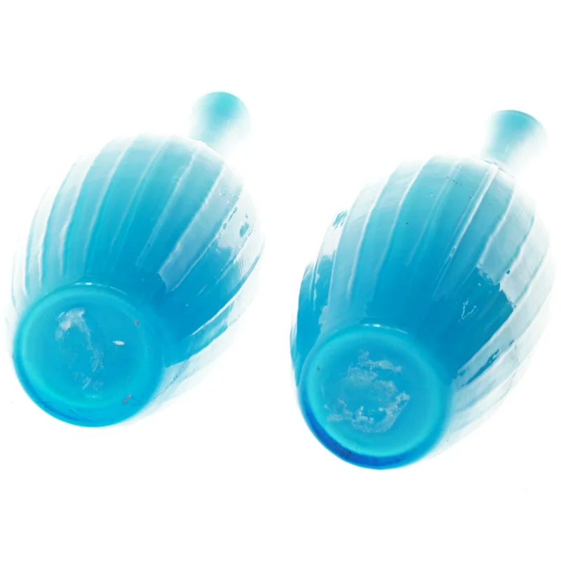 Sæt af blå vaser (str. 36 cm)