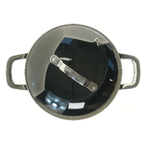 Høj gryde med glaslåg fra Tefal (str. 25,5x20 cm)