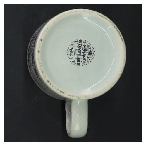 Keramikkrus april med motiv fra Bjørn Wiinblad (str. 9,5 cm)