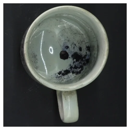 Keramikkrus april med motiv fra Bjørn Wiinblad (str. 9,5 cm)