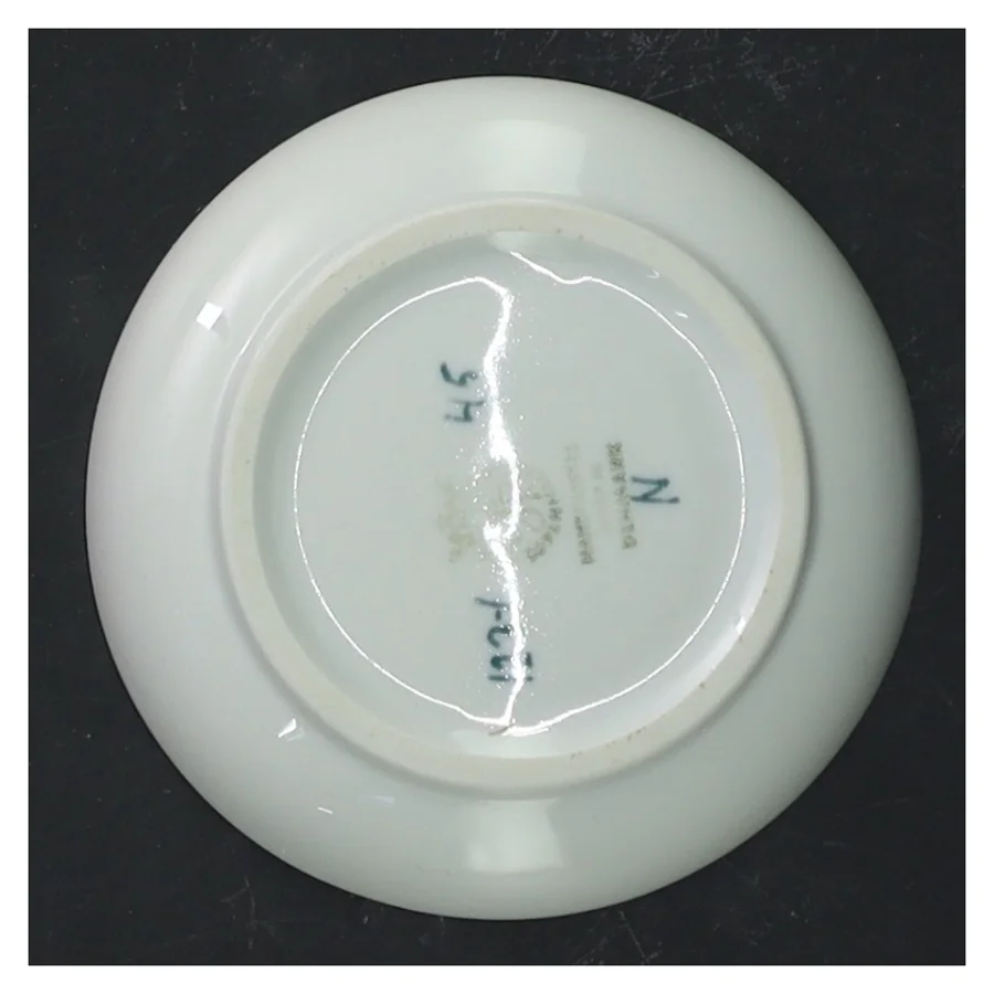 Dekorativ porcelænsskål (str. Ø 9 cm)