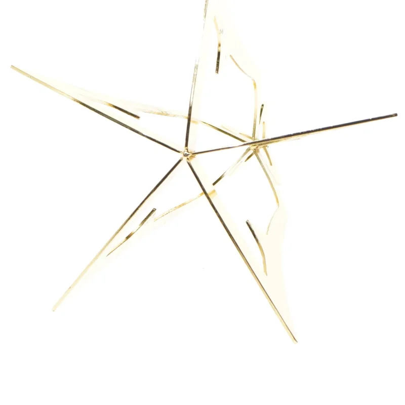 Guld dekorationsklokke (str. 19 cm)