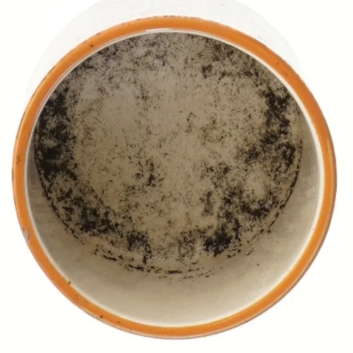 Dekoreret keramisk potte fra GGN (str. Ø 12 cm)