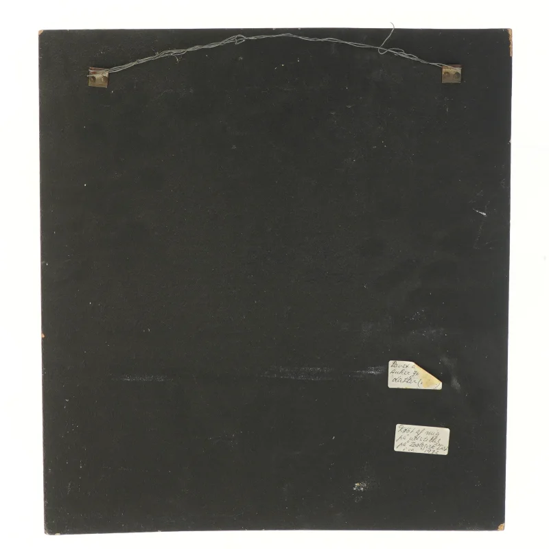 Keramisk vægdekoration fra 1972 zoologisk museum (str. 35,5x32,5 cm)