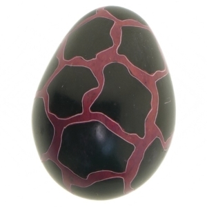 Dekorativt æg med kurv (str. 8 cm)