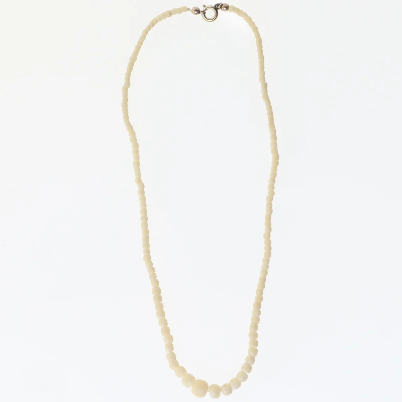 Perlekæde med lås (str. 46 cm)