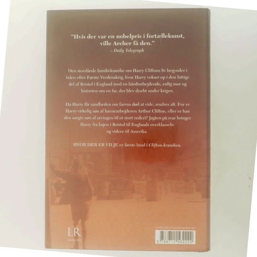 Hvor der er vilje af Jeffrey Archer (Bog)