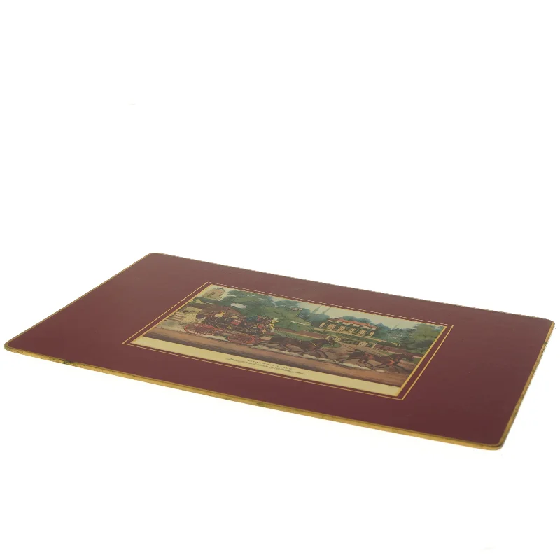 Bordskånere med postmotiv fra Lady Clare (str. 25,5x35,5 cm)