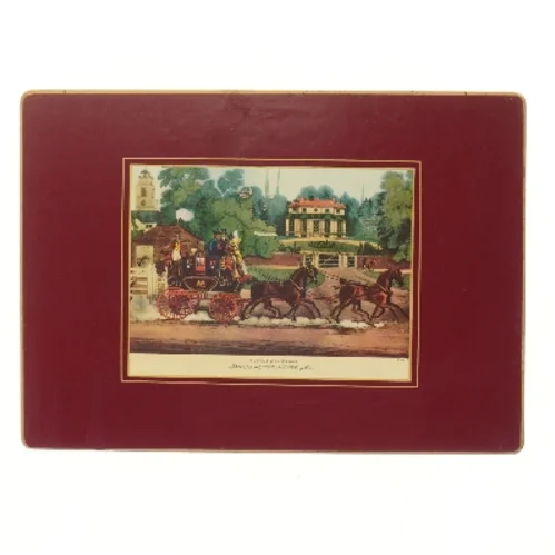 Bordskånere med postmotiv fra Lady Clare (str. 25,5x35,5 cm)