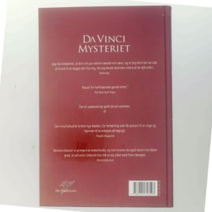 Da Vinci mysteriet af Dan Brown (Bog)