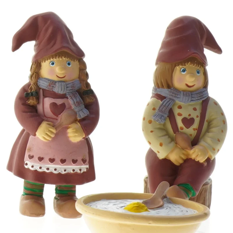 Gårdnissepar figur 2009 fra Hejmdal (str. 12,5 cm)