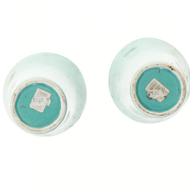 To turkise vaser fra Stylemaker (str. 19 cm)