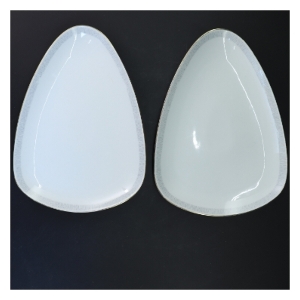 Ovale porcelæn tallerkener fra Bavaria (str. 28x20 cm)