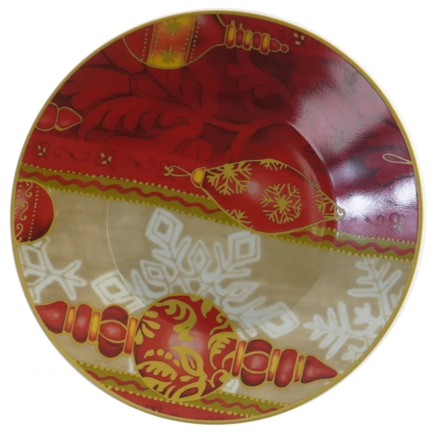 Sæt med 4 dekorative tallerkener fra Top Choice (str. Ø 20 cm, 4 styk cm)