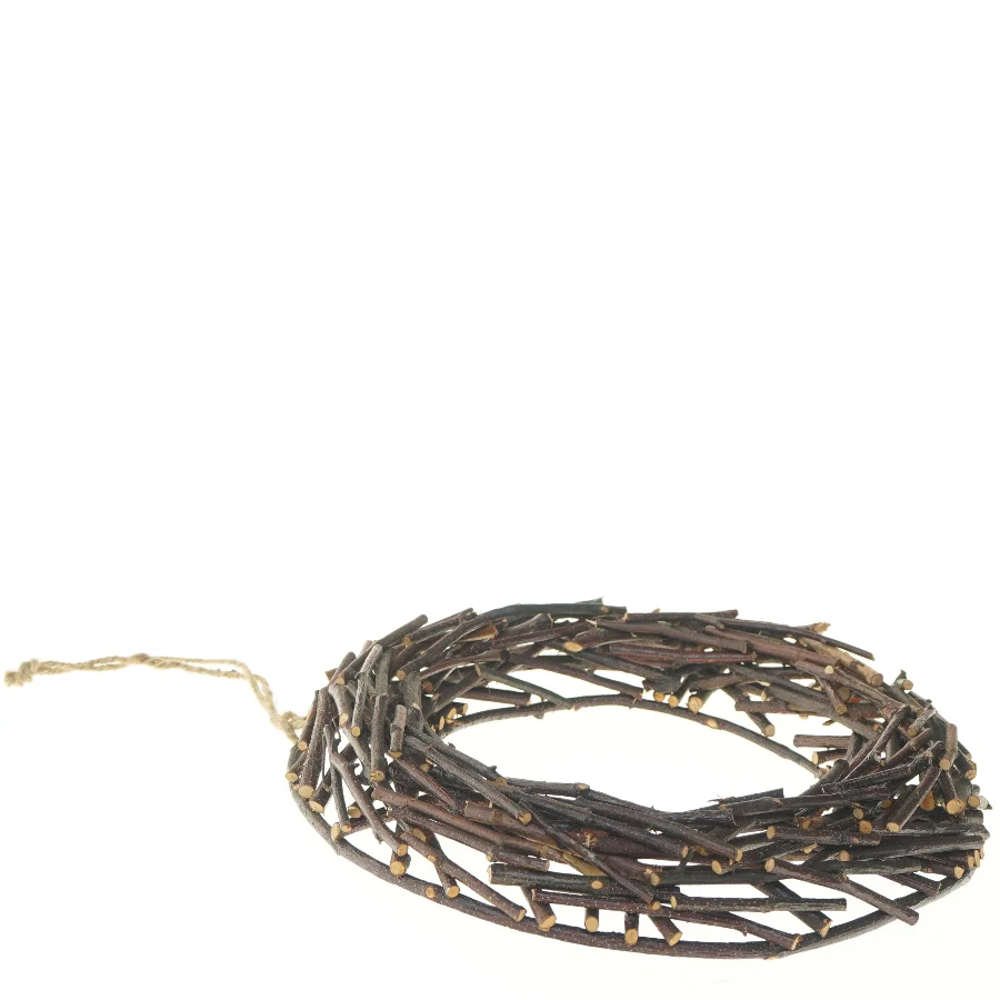 Naturtro grenvase krans (str. Ø 32 cm)