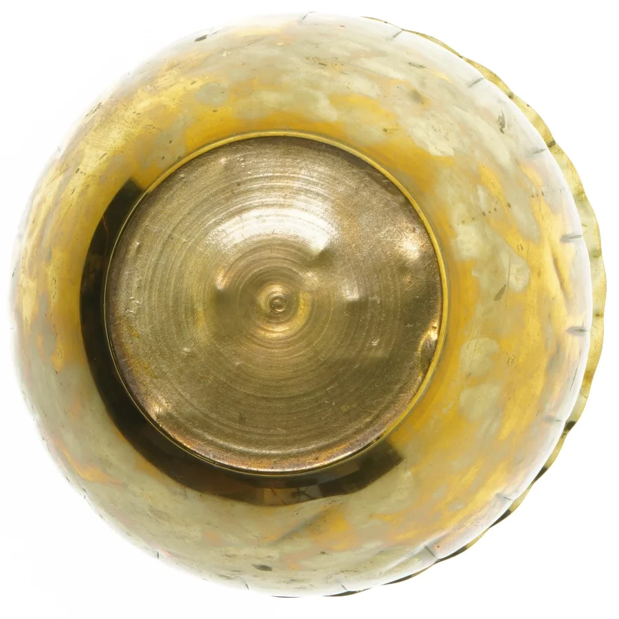 Messingkrukke (str. Ø. 20 cm. længde. 19 cm)