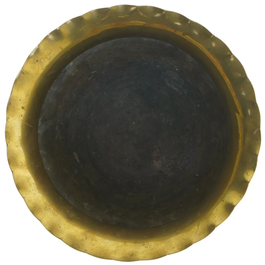 Messingkrukke (str. Ø. 20 cm. længde. 19 cm)