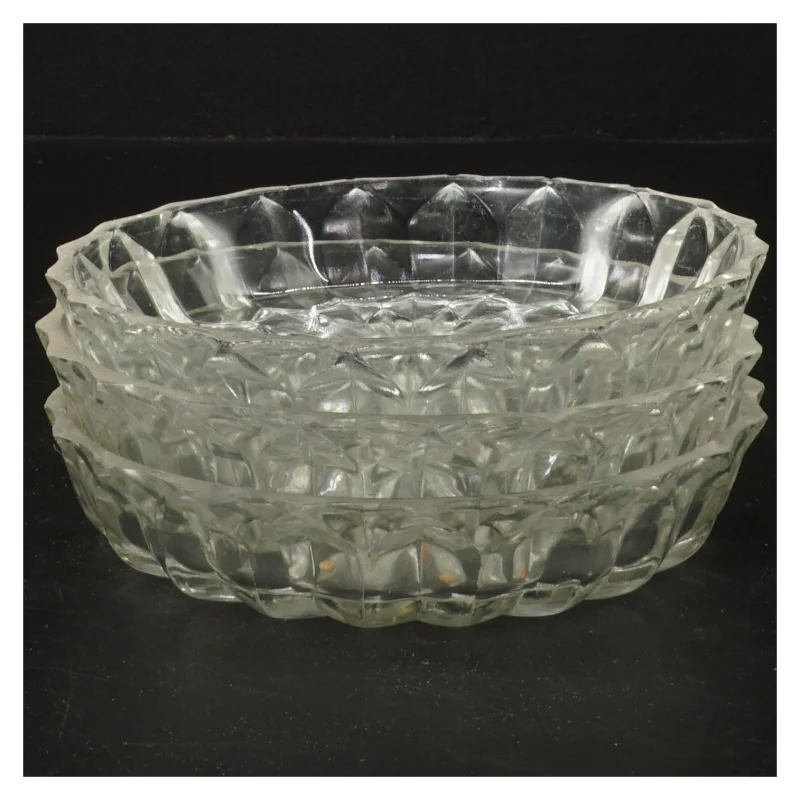 Glas skål sæt (str. Ø 14,5 cm)