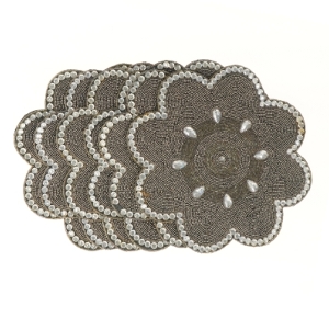 Sæt med 6 dekorative bordskånere fra Adore (str. 6 stk 36 cm)