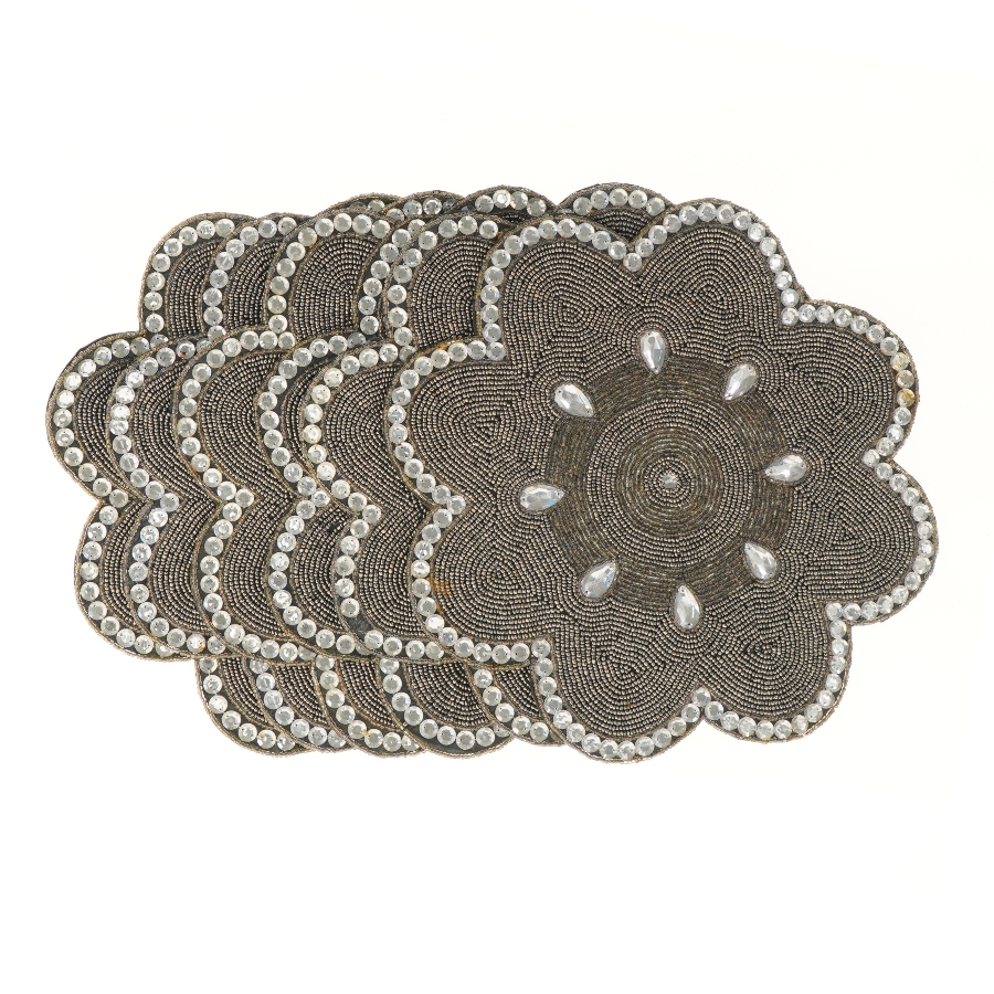 Sæt med 6 dekorative bordskånere fra Adore (str. 6 stk 36 cm)